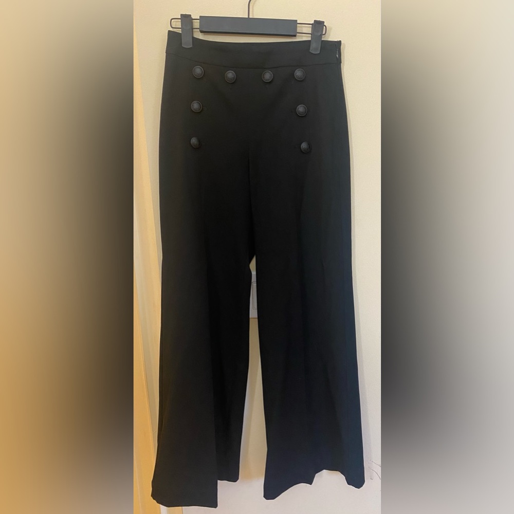 Black sailor pants